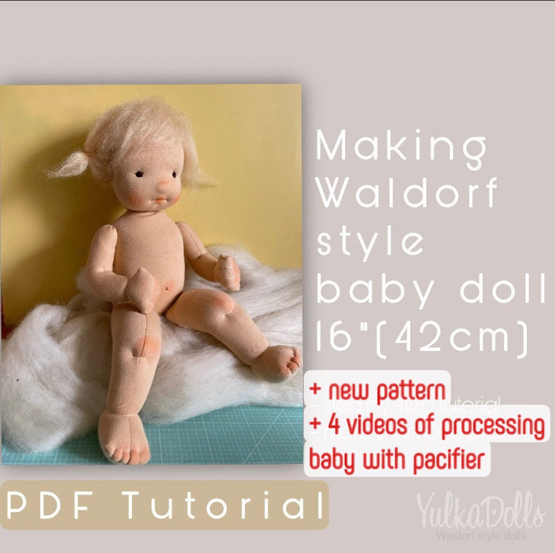 Waldorf Doll Making Tutorial (16 Inch Baby Doll) - PDF Patter + Step by ...