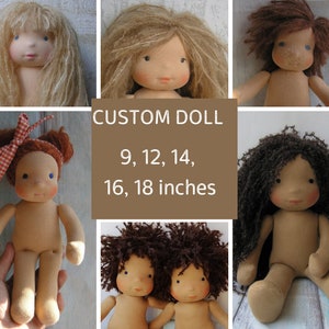 Waldorf style doll Made to order Steiner dolls Poupee Puppen