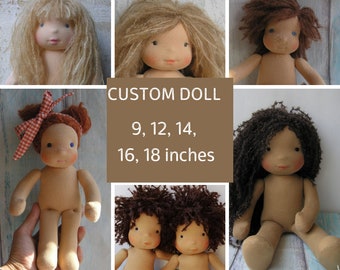 Waldorf style doll Made to order Steiner dolls Poupee Puppen