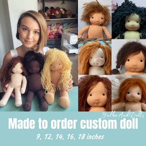 Waldorf style doll Made to order Steiner dolls Poupee Puppen