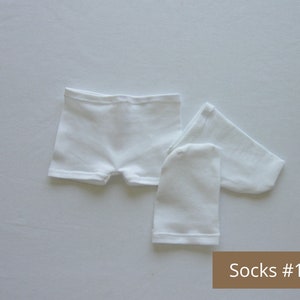 Made to order Undies, Socks, T-shirt for Waldorf style doll 9, 12, 14, 16, 18 inches Custom dolls Steiner toys image 4