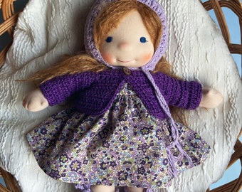 Made to order Waldorf style doll 12 inch with clothes - custom made soft Steiner doll