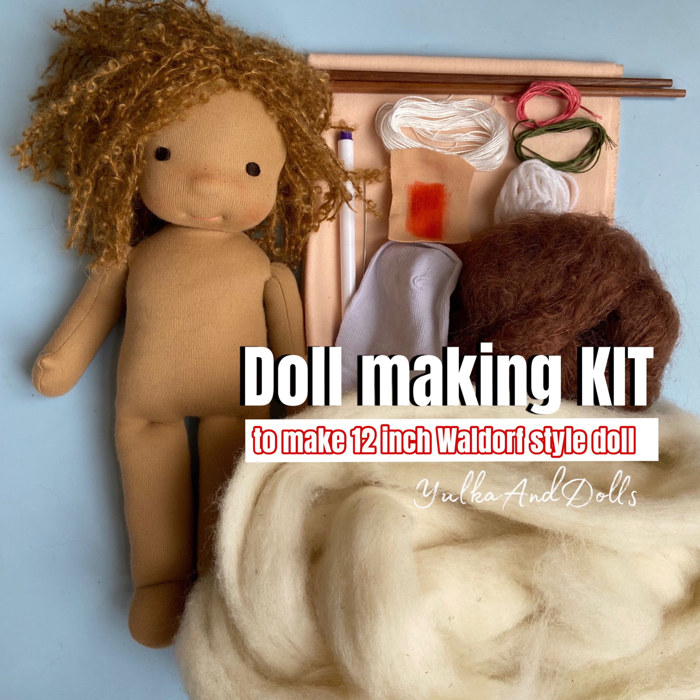 Waldorf doll making supplies sales