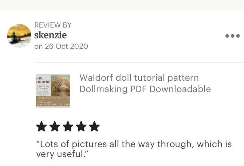 Waldorf Doll Making Tutorial 12 Inch Doll PDF Patter Etsy