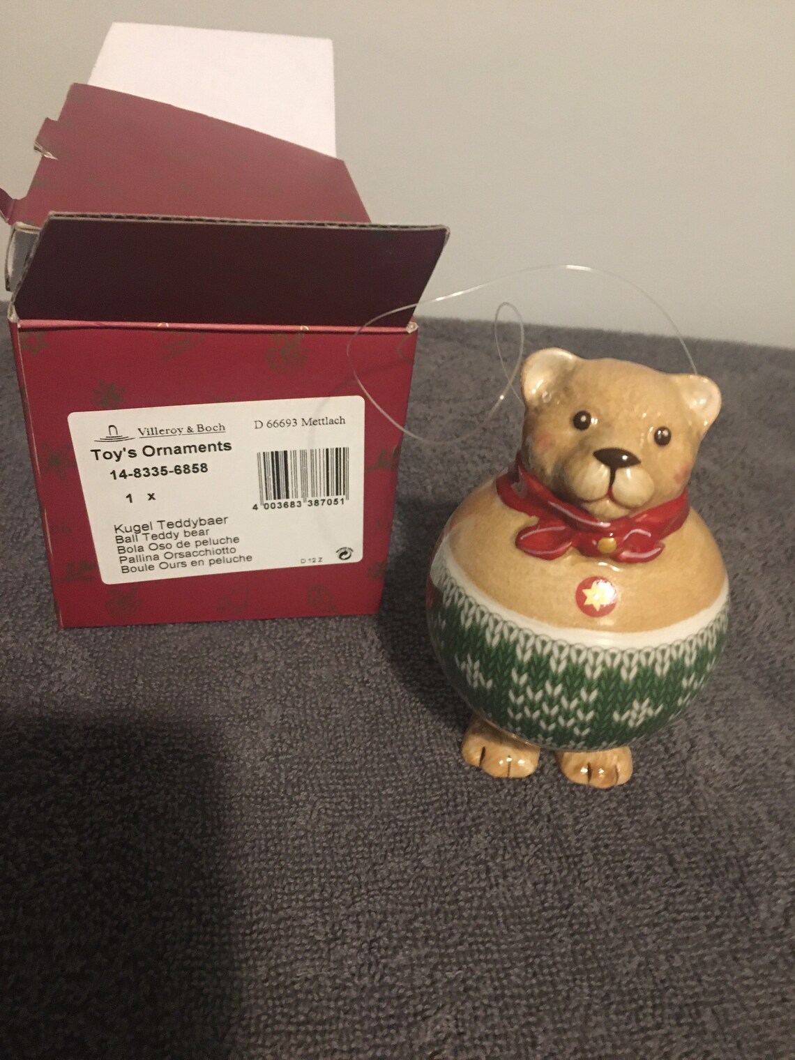 Villeroy and boch Christmas ornament Etsy