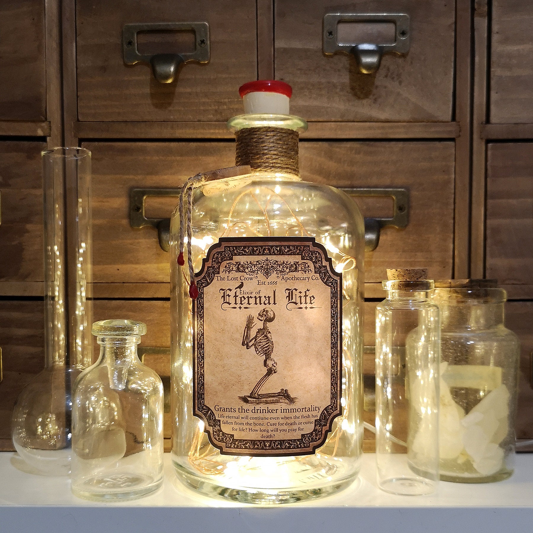 700ml Elixier Des ewigen Lebens Der verlorene Krähentrank Etsy