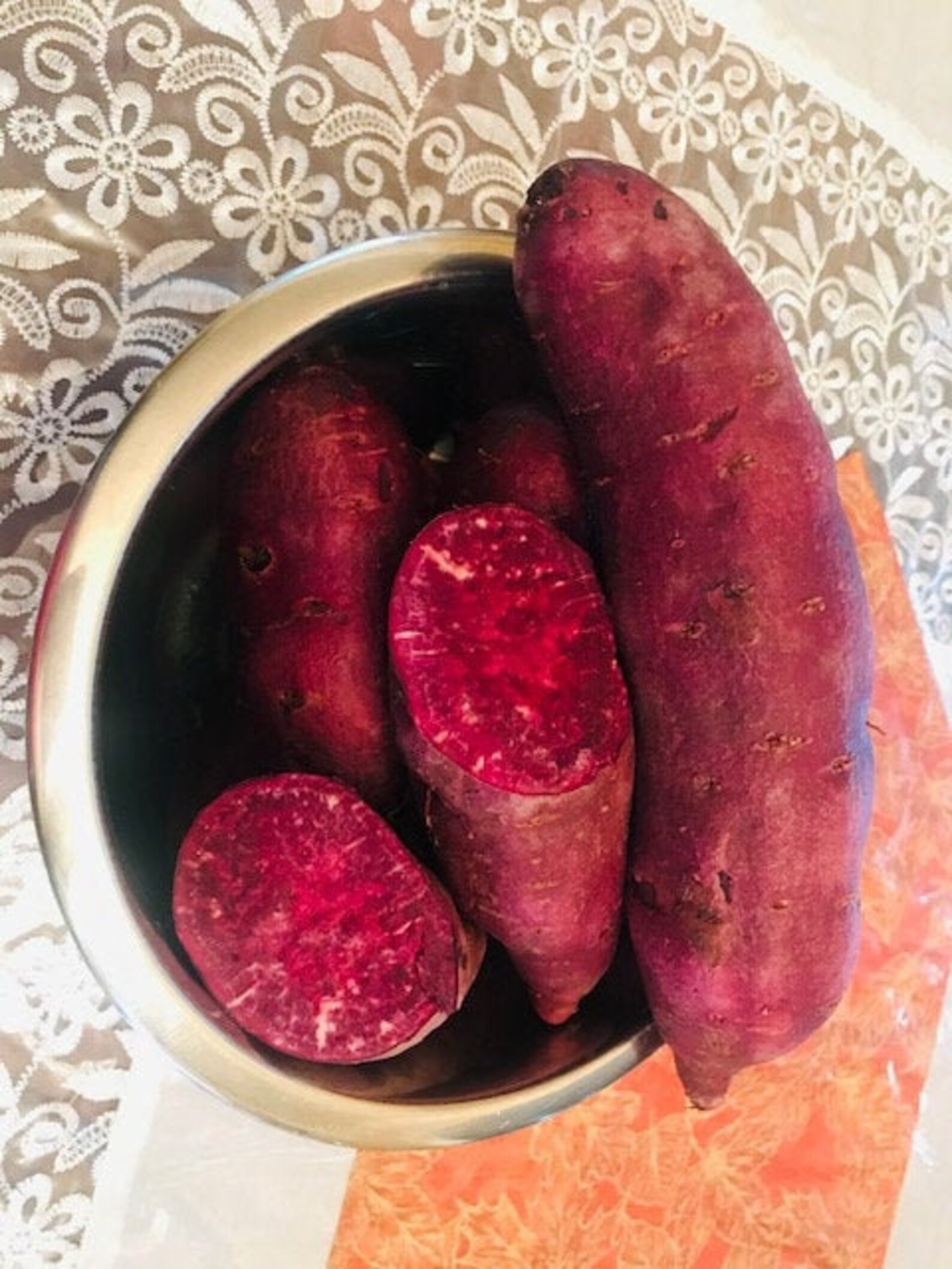 Purple sweet potato/ube/molokai rooted slips/plants 3 Etsy