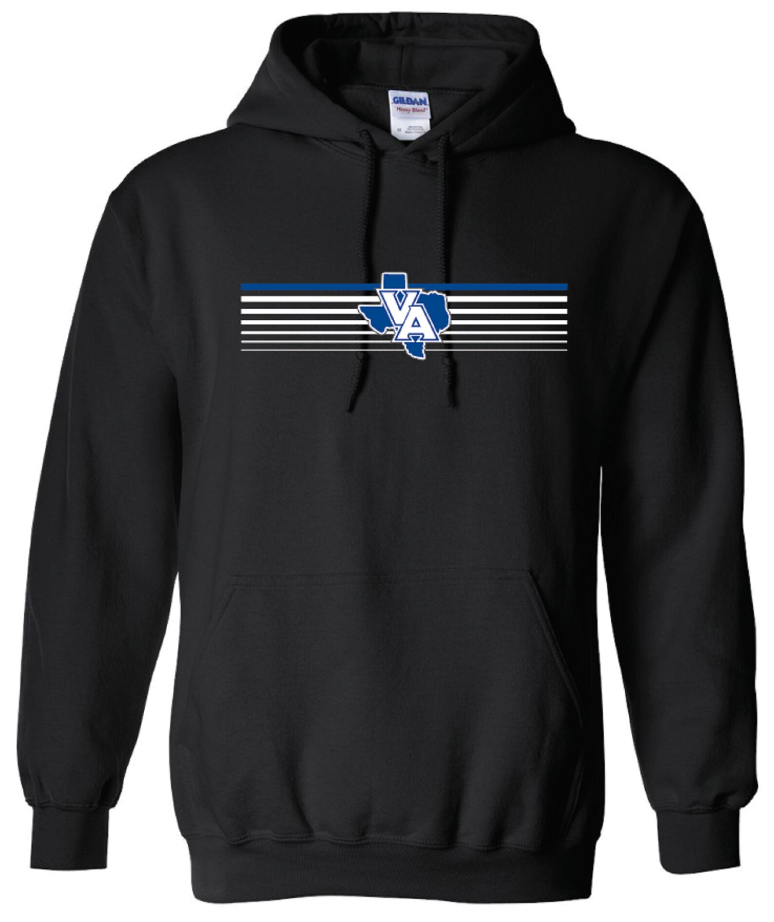 Van Alstyne High School VA Panthers Texas Fading Lines Hoodie Etsy