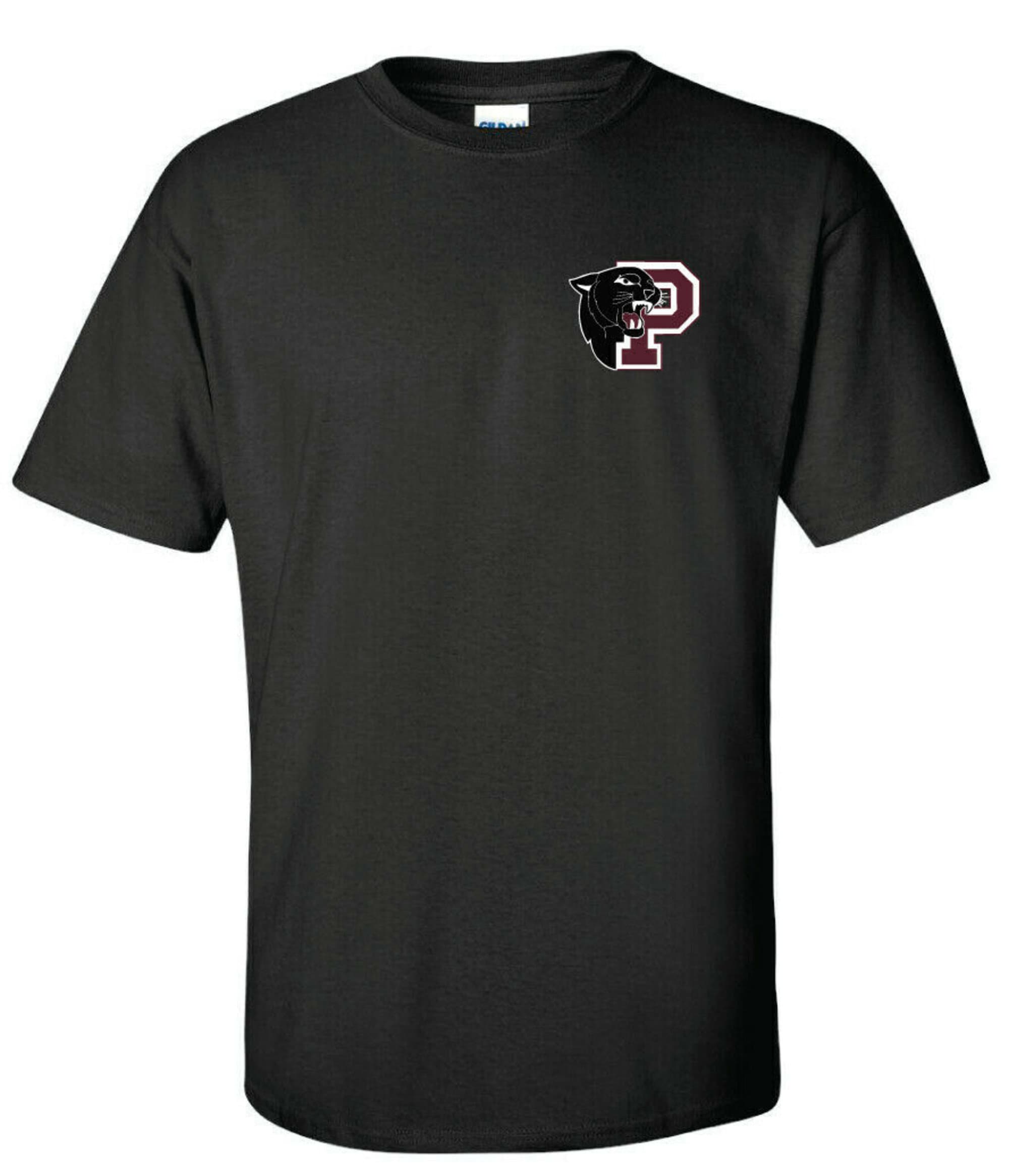 Princeton High School Panthers Small P Logo Tshirt black - Etsy