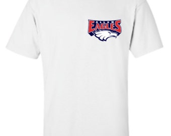 Allen high school eagles small eagle head logo Tshirt ---several colors