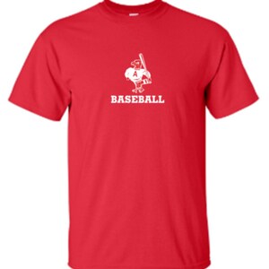 Allen high school eagles tuffy baseball Tshirt ---red or navy blue
