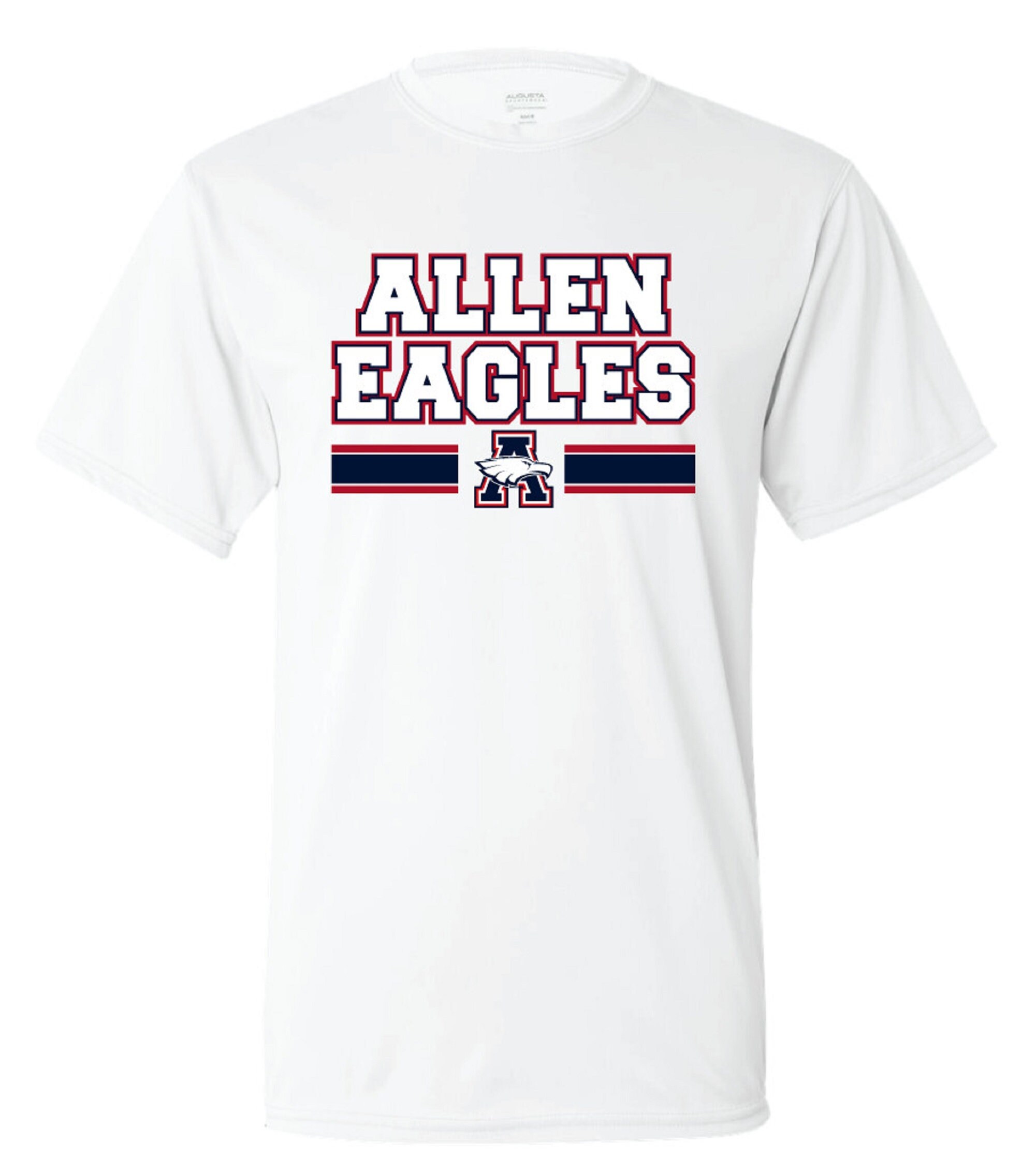 Allen High School Allen Eagles Logo Bar T-shirt .short or