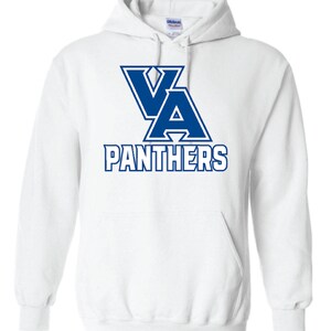Van Alstyne high school big blue VA panthers hoodie ---3 different colors
