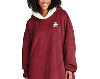 Allen high school eagles embroidered A Eagle Head wearable blanket ---3 colors