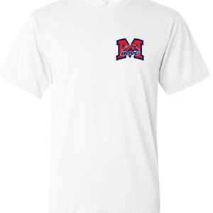 Mckinney boyd high school broncos small M logo tshirt ....short or long sleeve ---5 colors