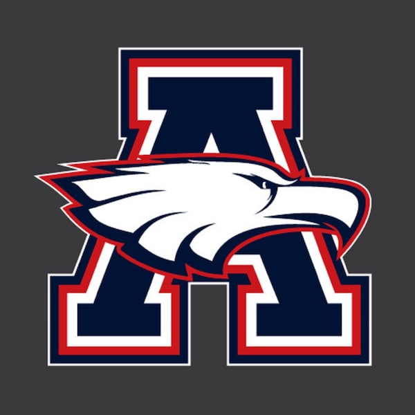 Allen high school eagles A eagle head logo sticker / window decal