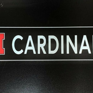 Melissa Texas cardinals -cardinals street sign "cardinal dr" ---black aluminum