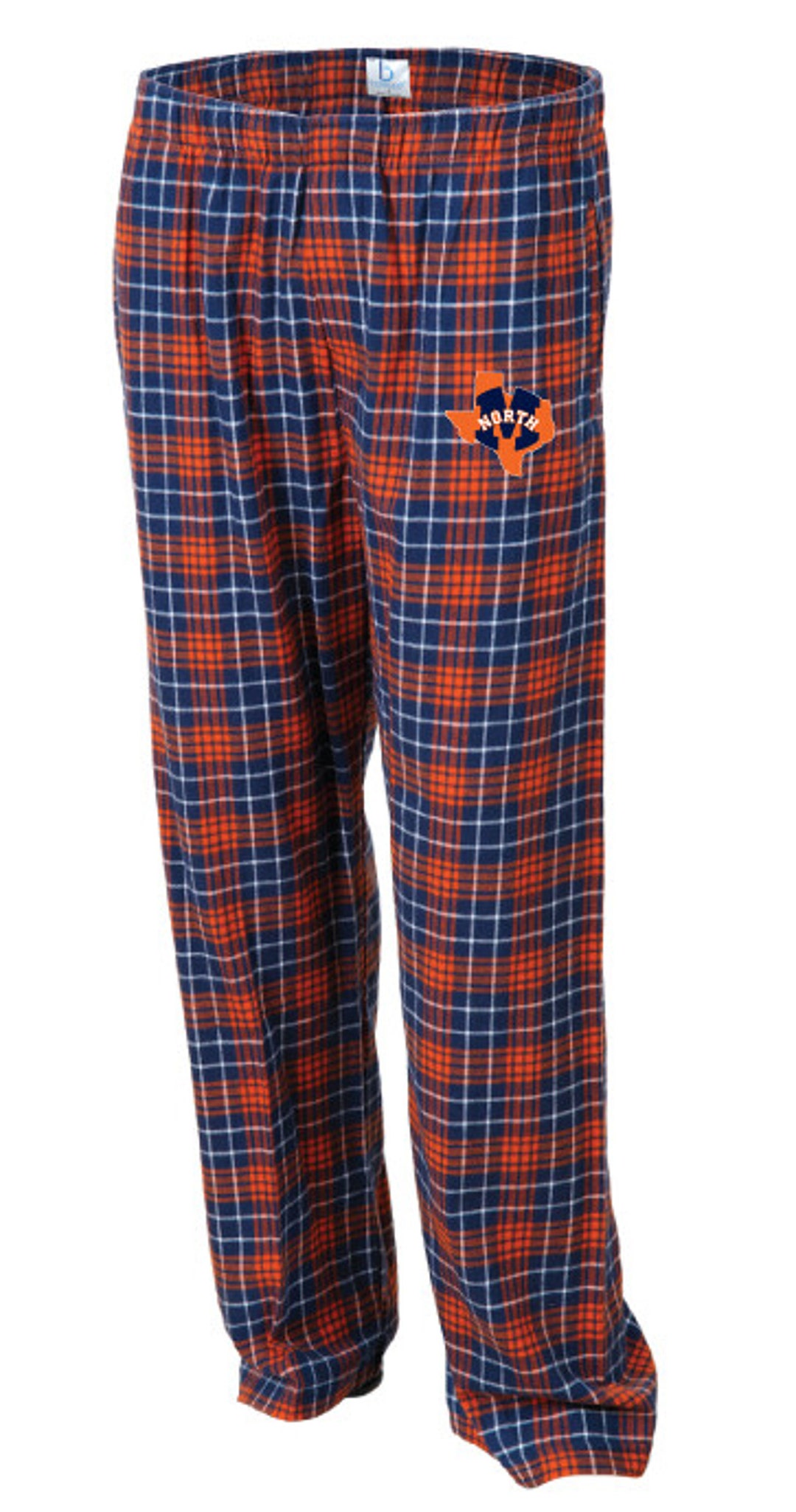 Mckinney North High School Bulldogs Pajama Pants orange Blue