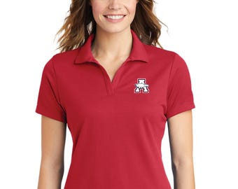 Allen high school eagles embroidered A Eagle Head LADIES polo shirt ---5 colors