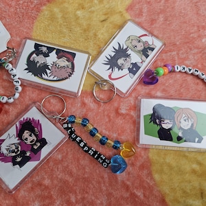 JJK Customizable Kandi Keychains