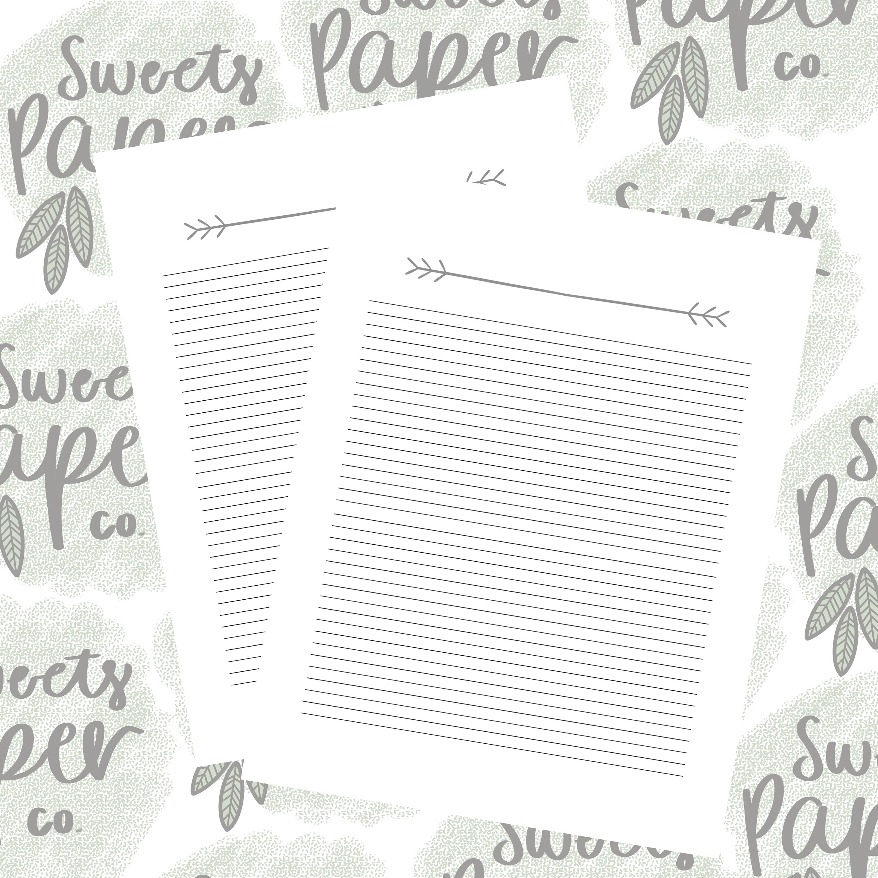 Blank List Printable, List, Lined Printable, 8.5x11 Printable, Letter Size List Printable - Etsy