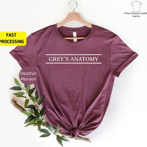 Greys Anatomy Shirt, Grey's T-Shirt, Derek Shepherd, Greys Anatomy Shirt Gift, Greys Anatomy Merch, Greys Anatomy Fan, Meredith Grey Shirt