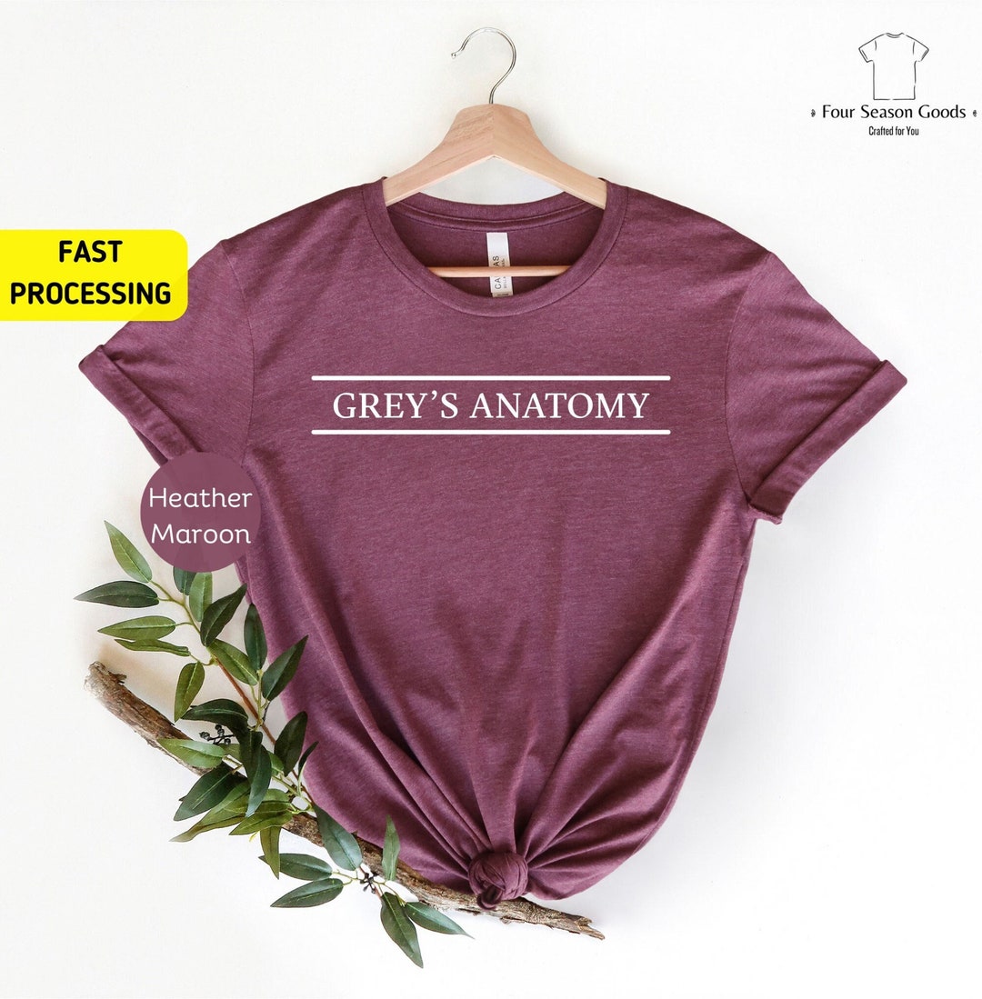 Greys Anatomy Shirt, Grey's T-shirt, Derek Shepherd, Greys Anatomy ...