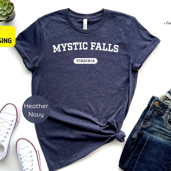 Mystic Falls Virginia T-shirt, Mystic Falls Tee, Vampire Diary Shirt, Vampire Shirt, Salvatore Shirt, Vampire Fan Gift Shirt