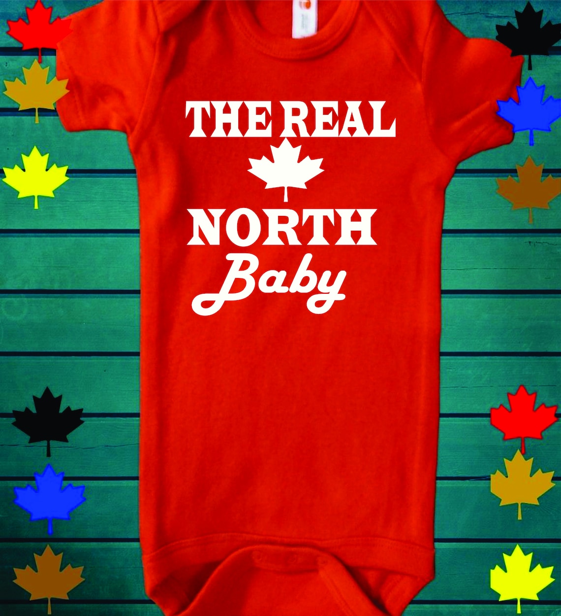 The Real North baby onesie/Canadian baby clothing/Unisex Etsy