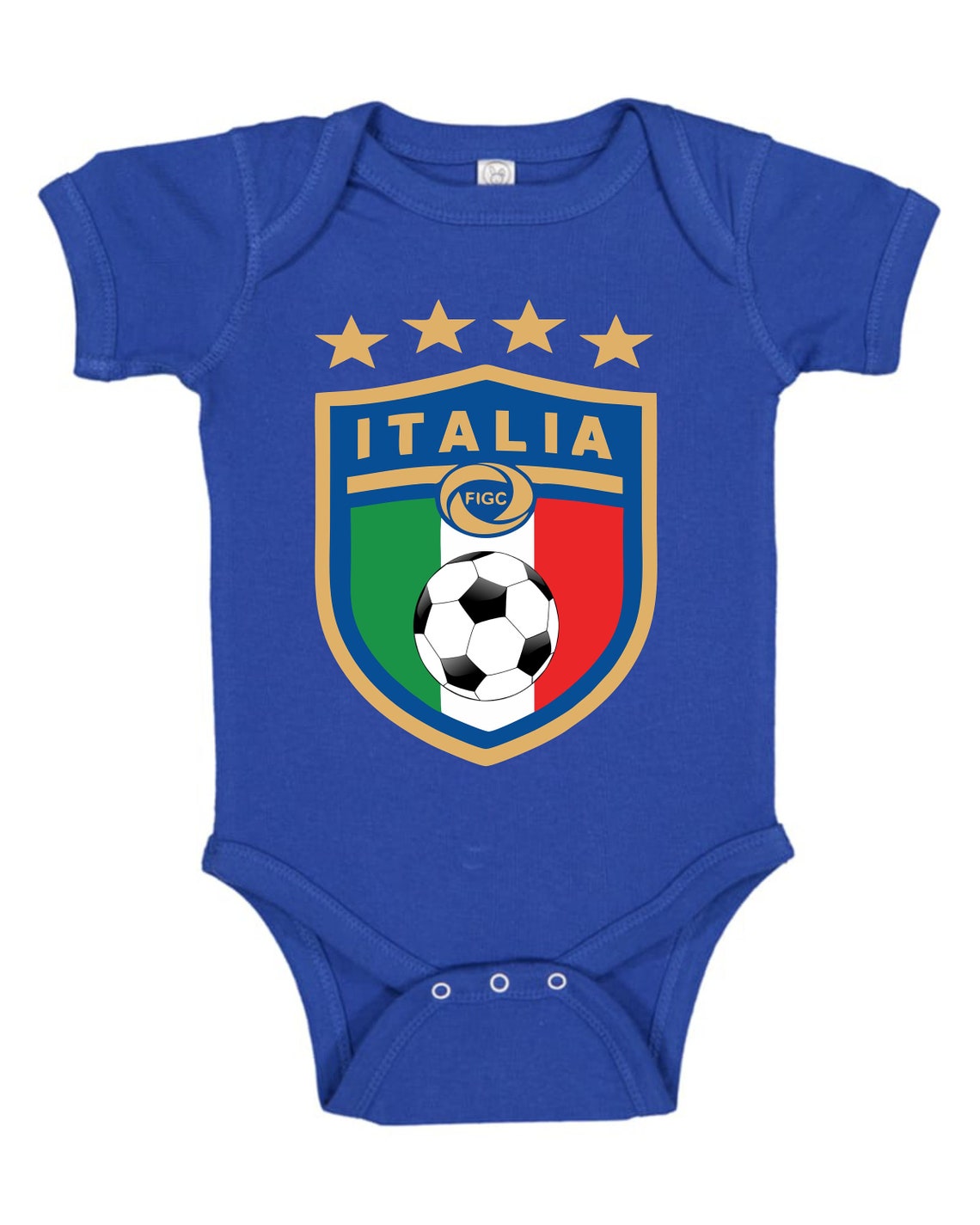 Italy new champions soccer baby bodysuit/Unique design baby Etsy
