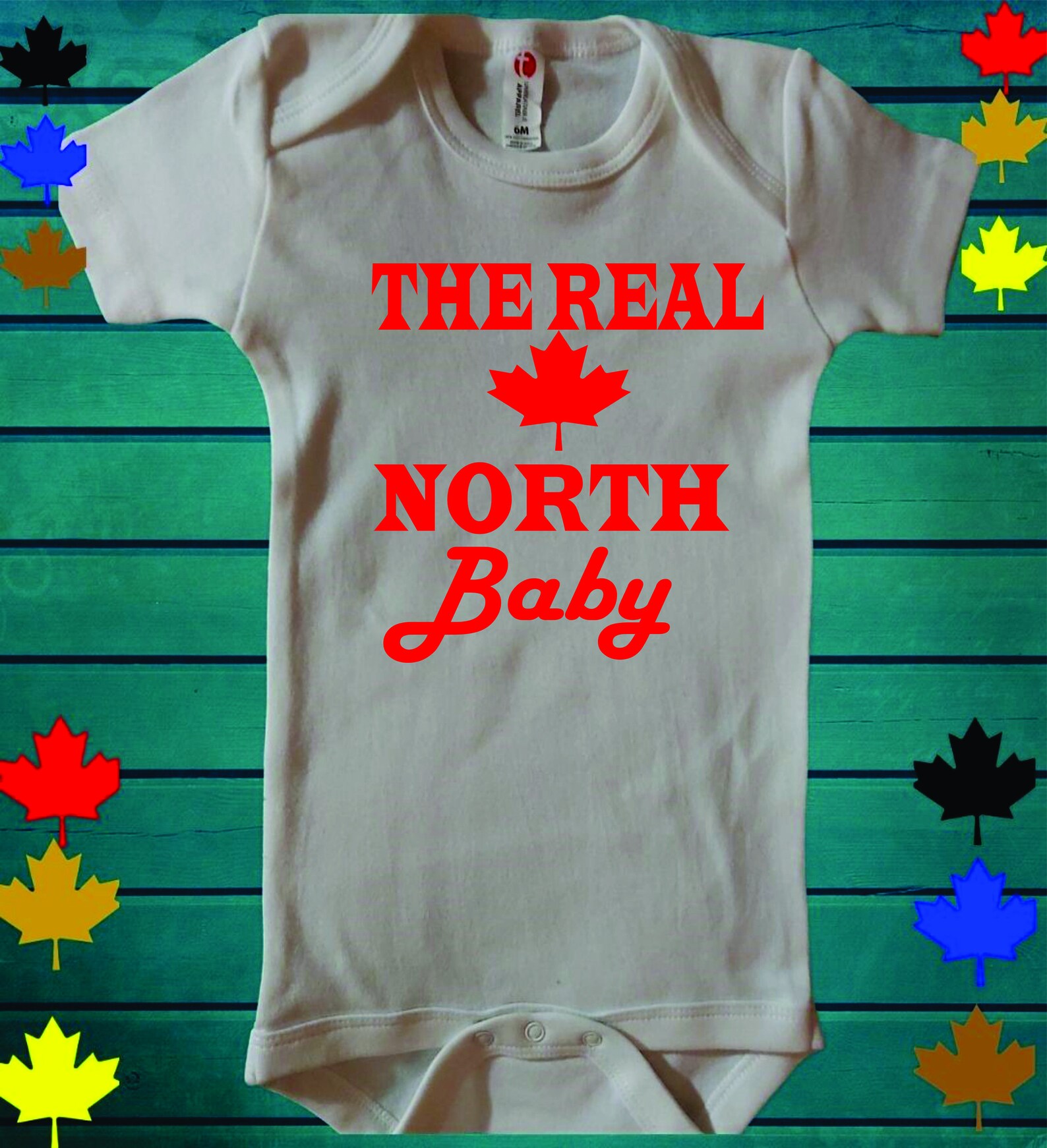 The Real North baby onesie/Canadian baby clothing/Unisex Etsy
