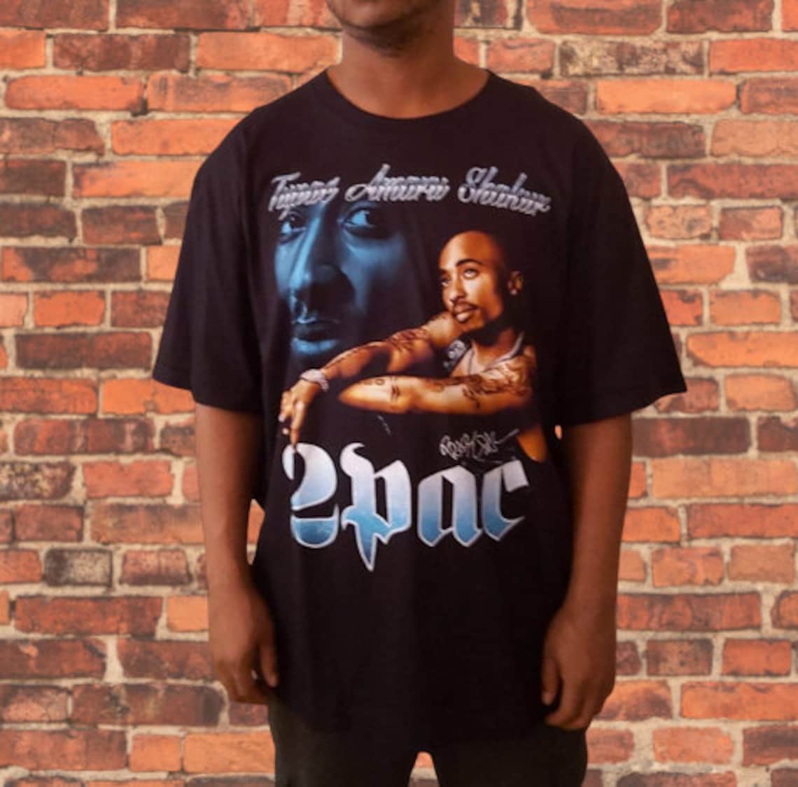 Tupac customized Tshirt/ 3D Graphic T shirt/Unisex Tupac Etsy