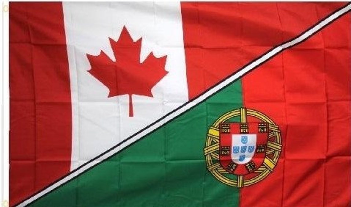 Portugal Canada combo 3x5 flag/Portugal New world cup black Etsy