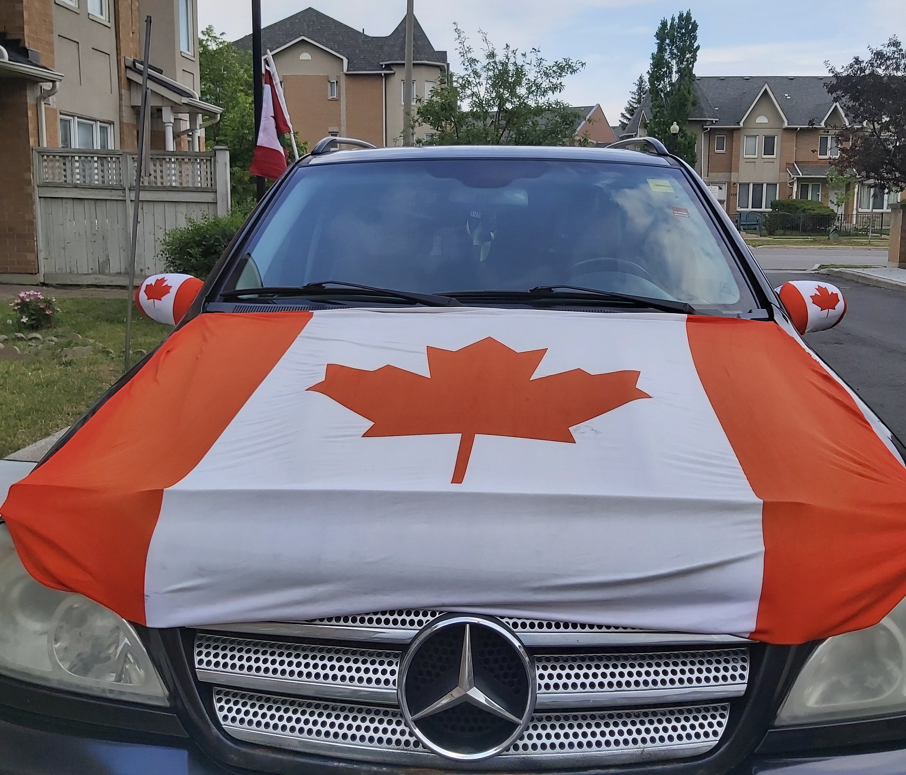Canadian flag car hood cover/Nigeria flag 2 pieces side car Etsy