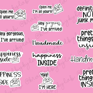Digitale Small Business Verpackung Sticker SVG