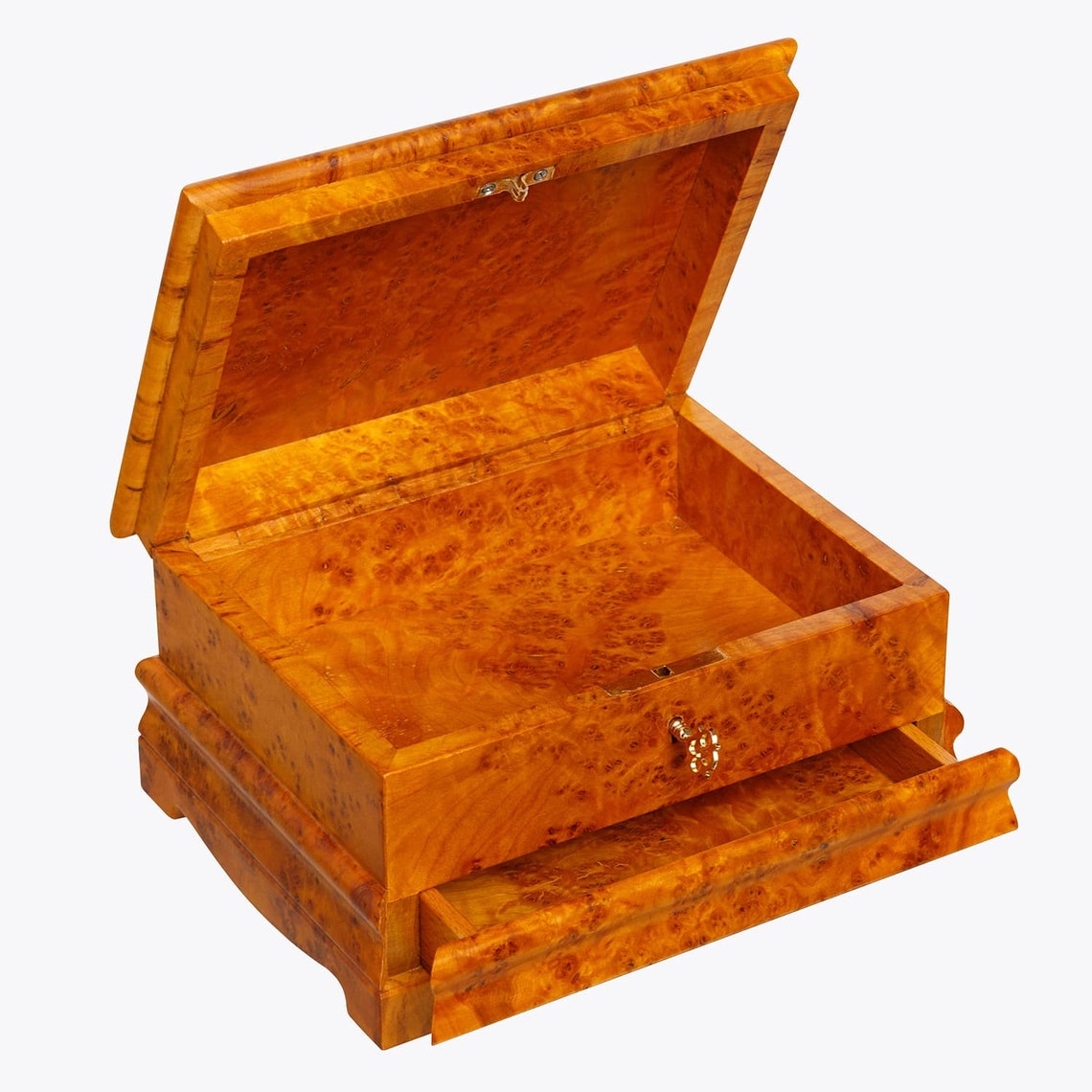 Wood box with secret opening Secret lock wooden box Hidden Etsy