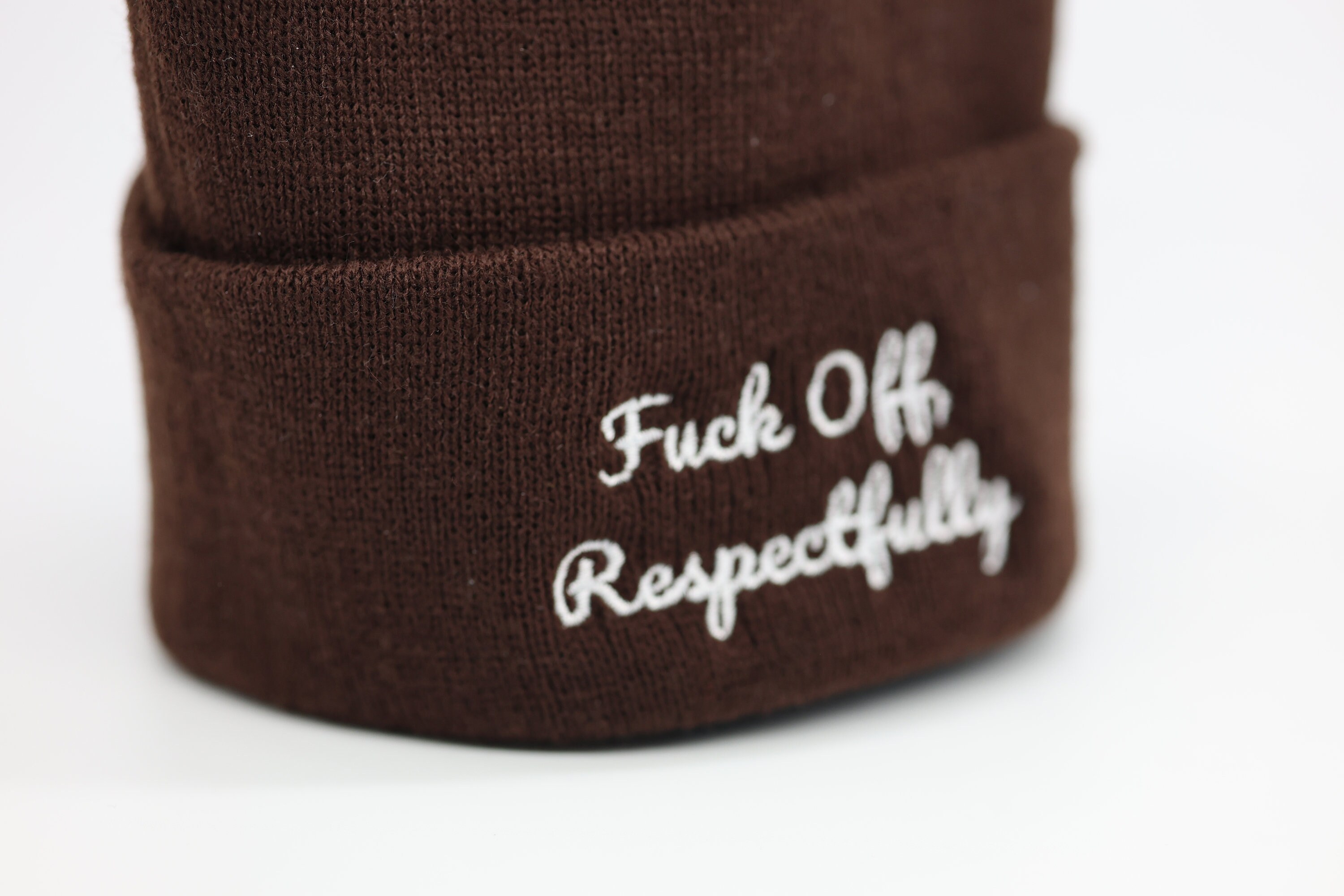 F*ck Off, Respectfully Beanie - Etsy