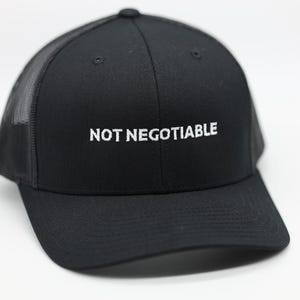 not negotiable Hat