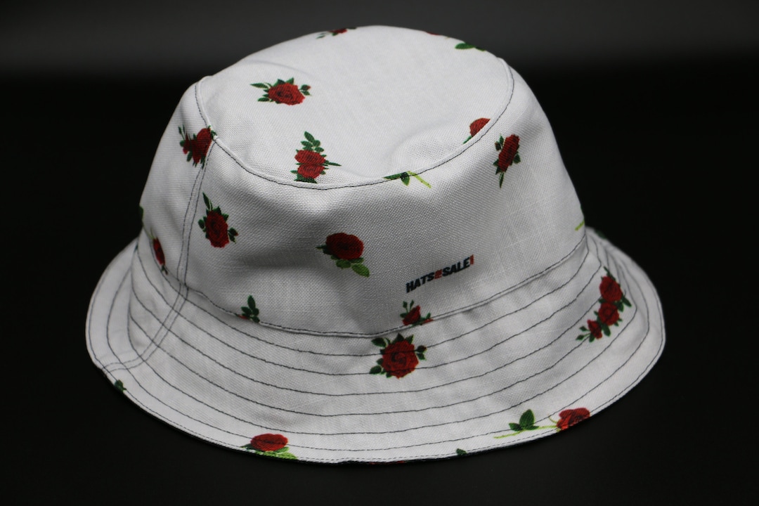 Roses Bucket Hat (reversible) - Etsy