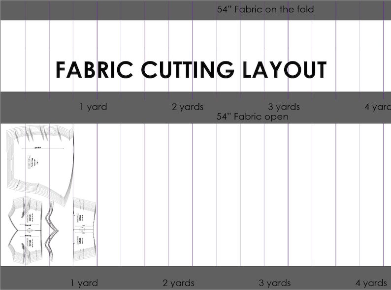 Adobe Illustrator Fabric Consumption Cutting Layout Guide - Etsy