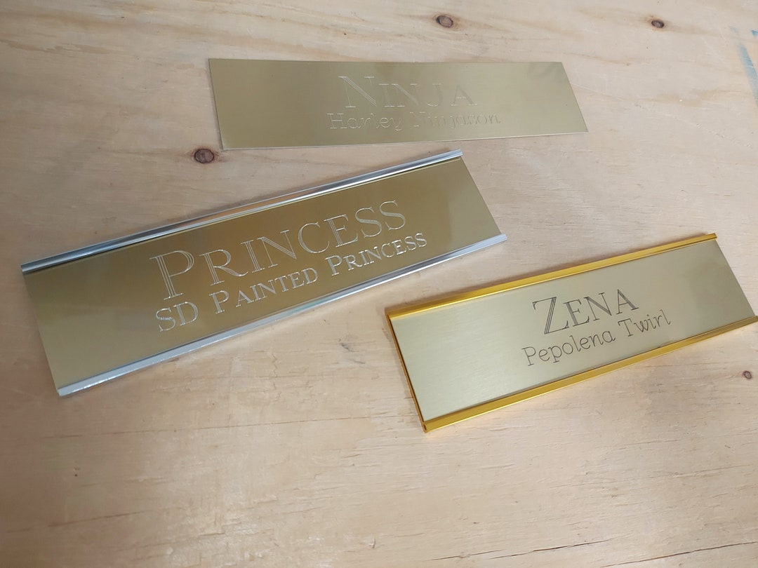 Stall Name Plate Slider Set Aluminum Plates Etsy