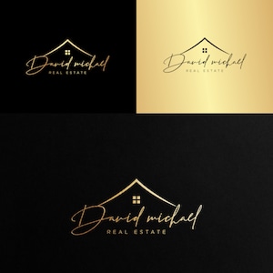 Premade Real Estate Logo, Realtor Logo, Luxury Real Estate Logo, Logo for Realtors, Canva Logo, Premade Logo, Signature Style Logo, Elegant