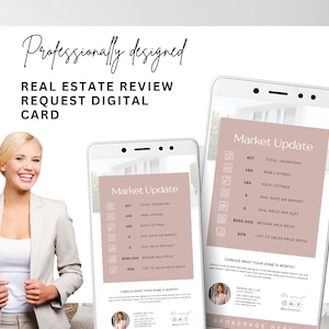 Tekstbare sjabloon voor update van de vastgoedmarkt | Moderne vastgoedmarketing | Canva-sjabloon | SMS-berichtupdate| Update woningmarkt