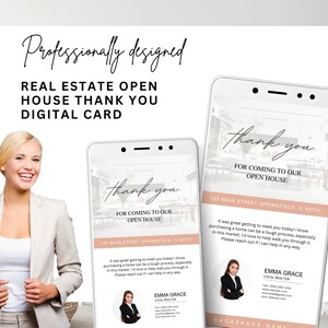 Digitaal bedankkaartje | Vastgoedvisitekaartje | Opendeurdag bedankkaart | Vastgoedmarketing | Ondernemer | Uitnodiging | Digitaal
