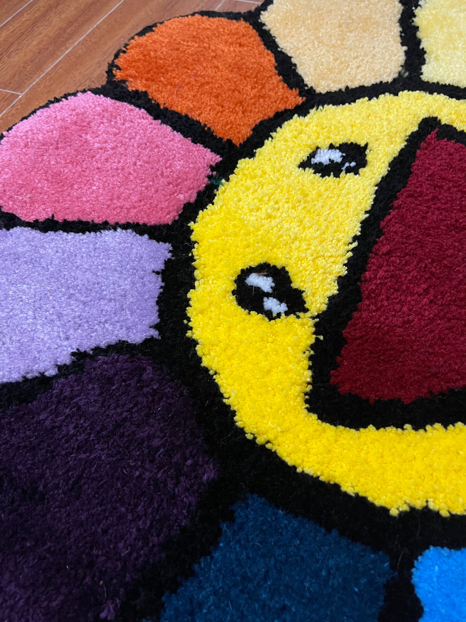 Murakami Rug Murakami Flower Custom Rug Handmade Rug Etsy