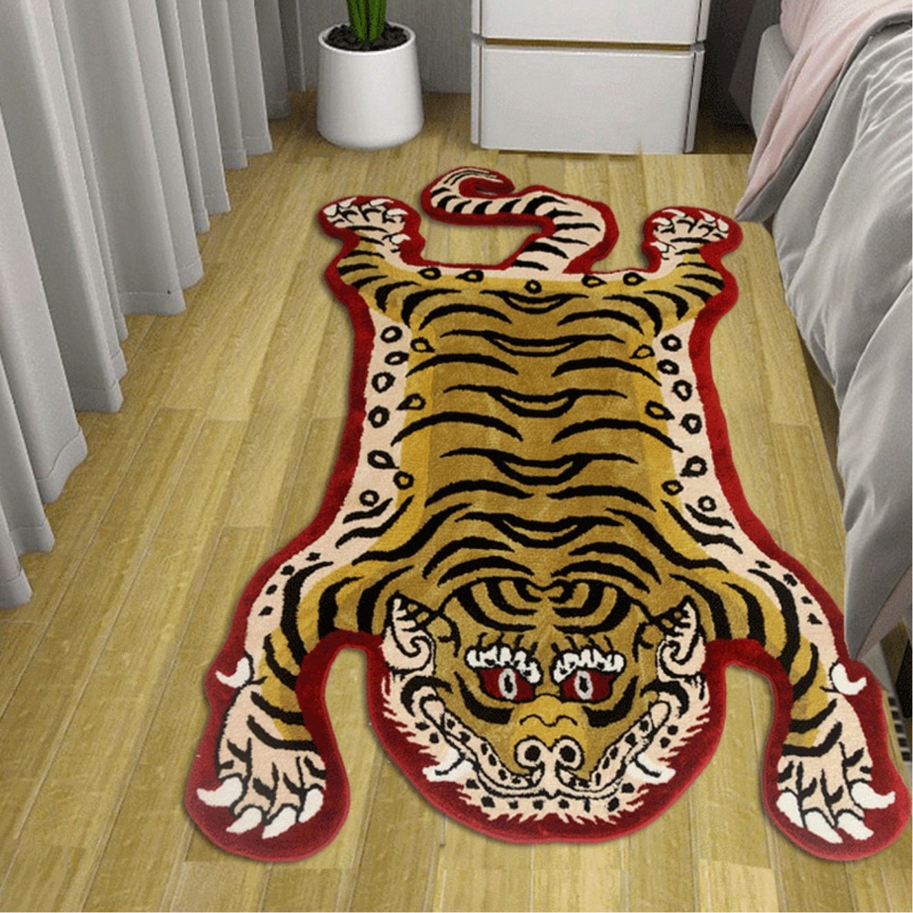 HUMAN MADE TIGER RUG Classic Carpets Wool Home & Garden studio Area Rugs