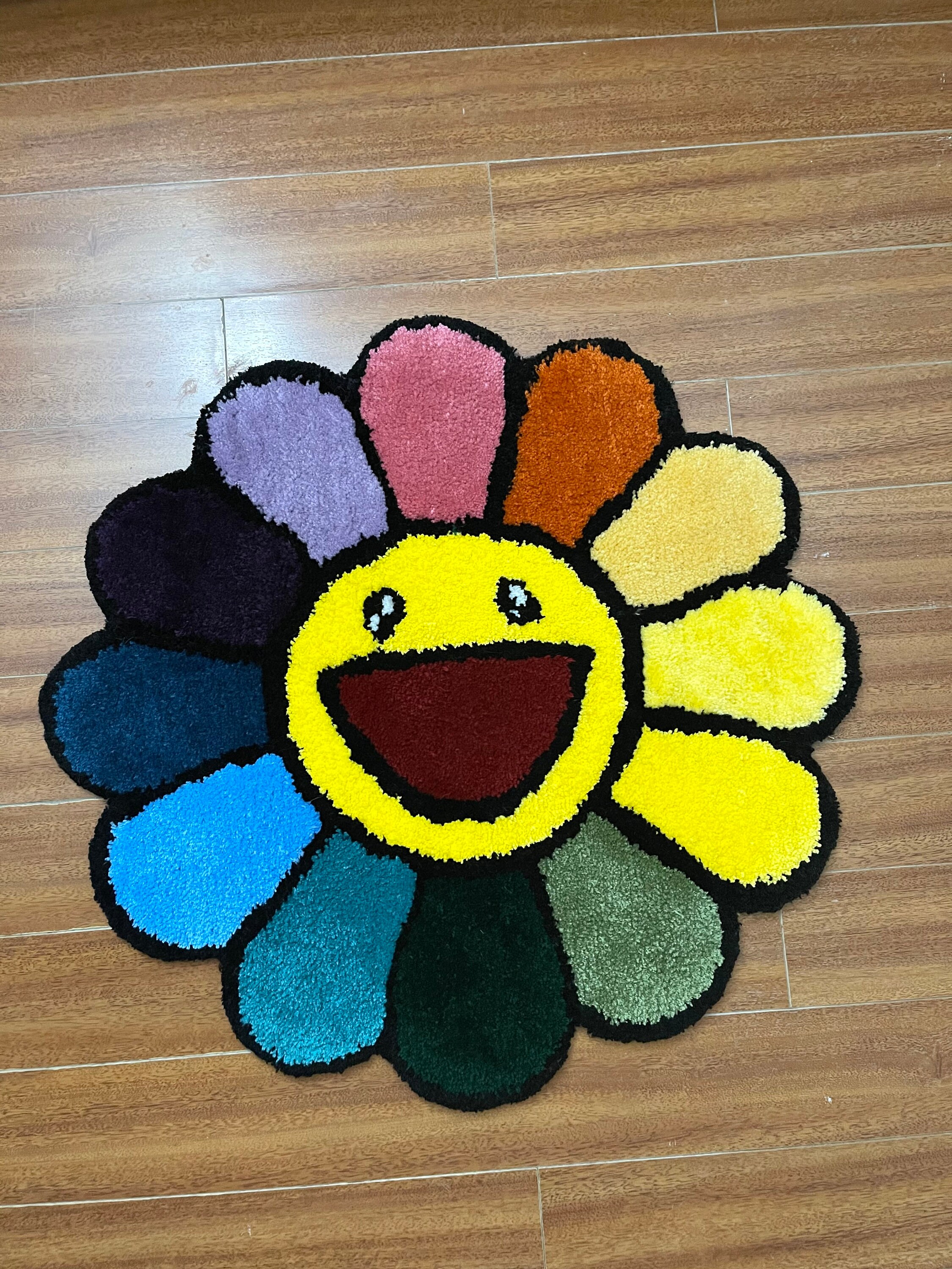 Murakami Rug Murakami Flower Custom Rug Handmade Rug Etsy