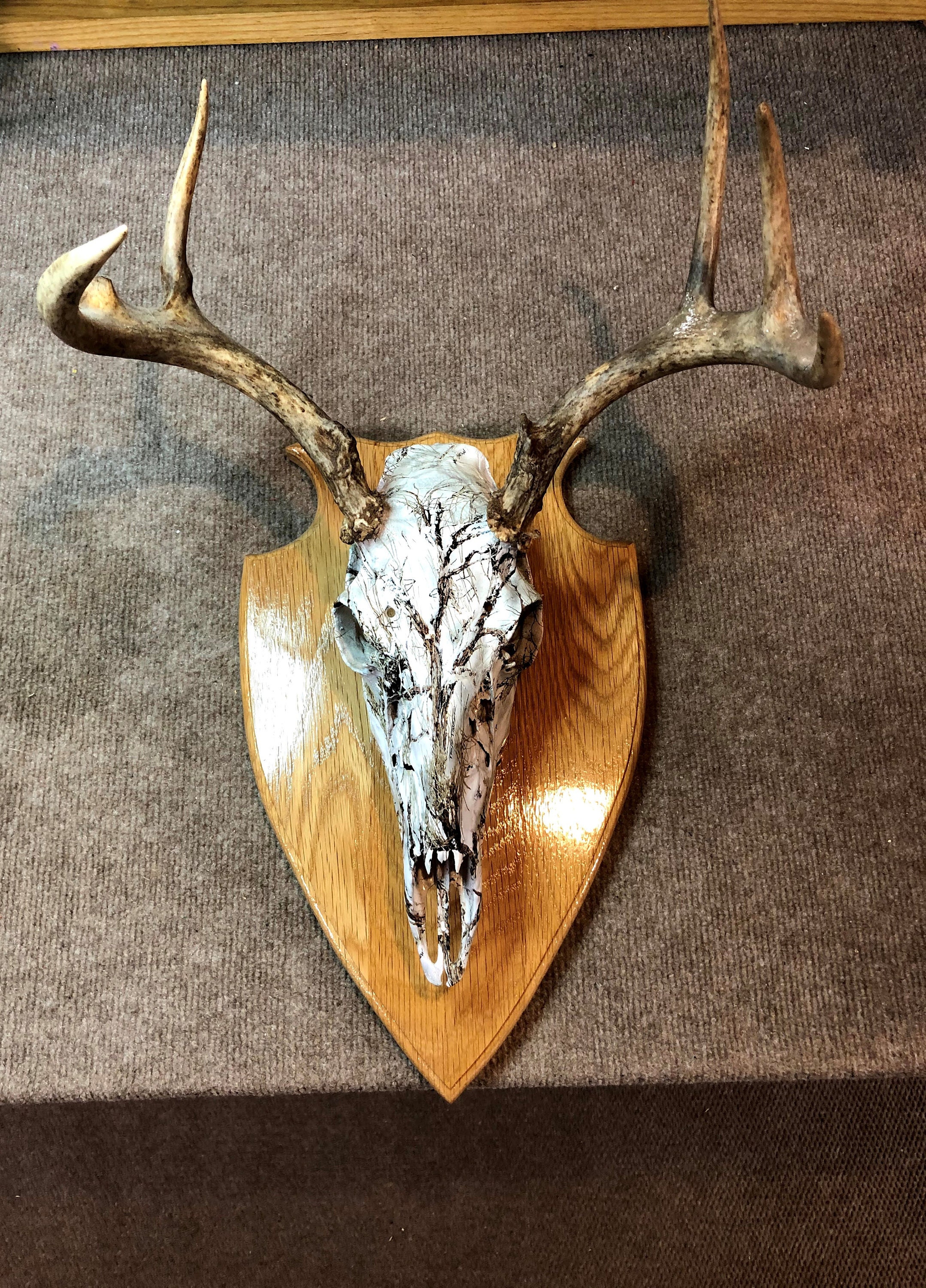 Deer Mount Plaque Templates