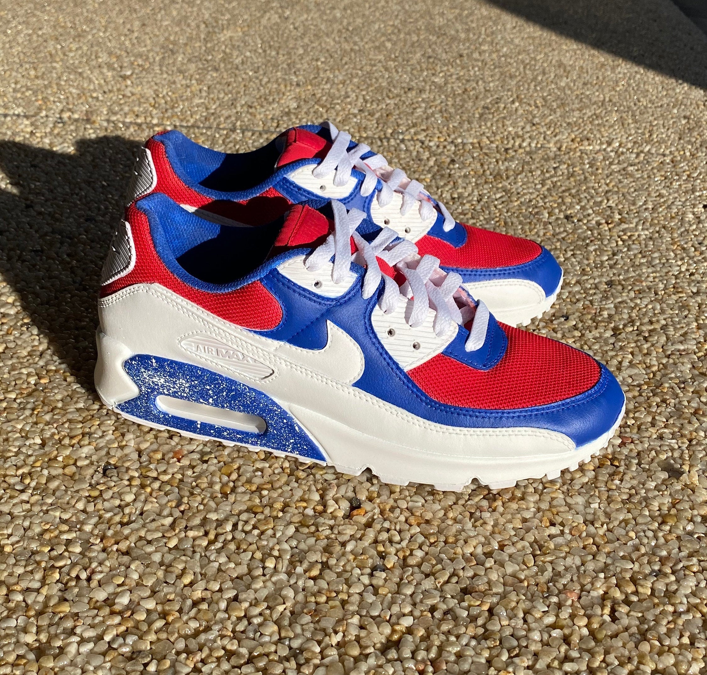 Nike Air Max 90 Murakami x LV Cut & Sew Custom by Etai