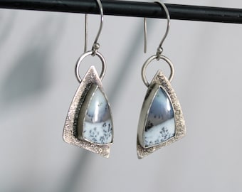 Dendritic Agate Earrings